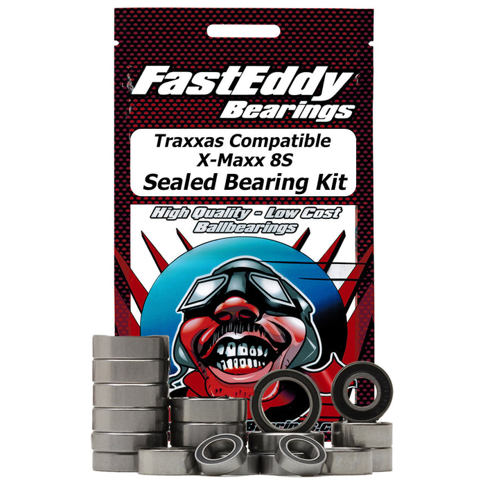 Fast Eddy TFE4558 Traxxas Compatible X-Maxx 8S Sealed Bearing Kit