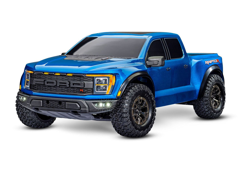 Traxxas TRA101076-4 Ford Raptor R 4X4 VXL 1/10 Scale 4X4 Brushless Replica Truck Blue