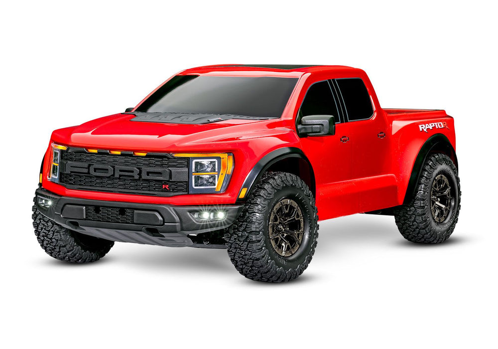 Traxxas TRA101076-4 Ford Raptor R 4X4 VXL 1/10 Scale 4X4 Brushless Replica Truck Red