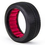 1/8 Buggy Zipps Med Long Wear Tire w/ Red Ins (2)