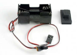 Traxxas TRA1523 Battery holder with on/off switch/ rubber on/off s