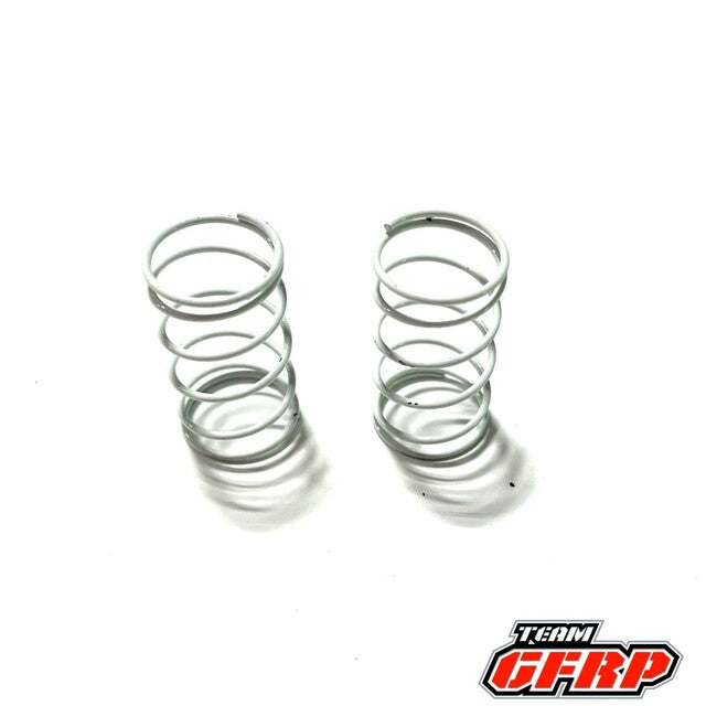 Small Bore Shock Springs In Pairs (1.1 length) WHITE#4