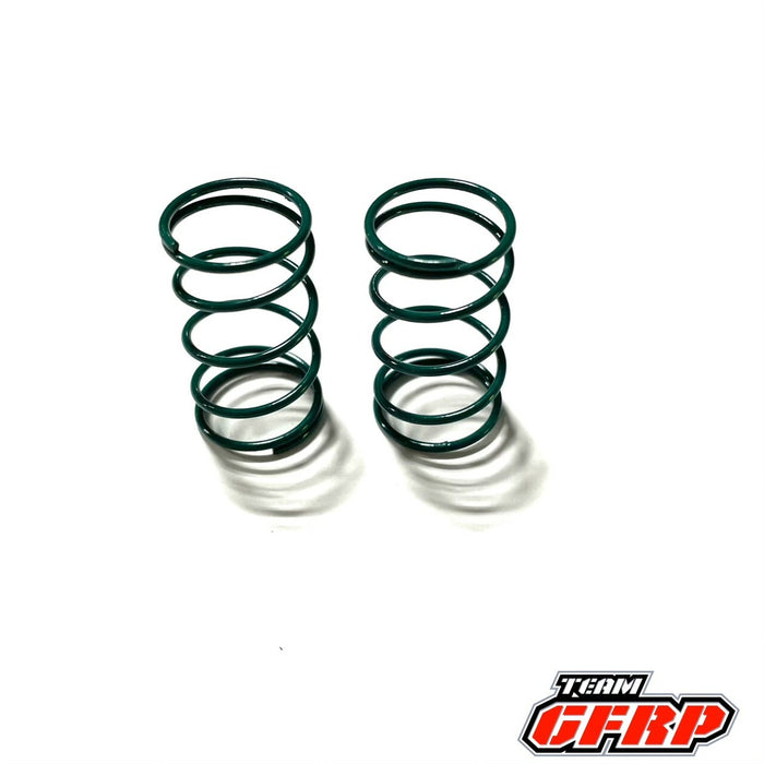 Small Bore Shock Springs In Pairs (1.1 length) GREEN 6#