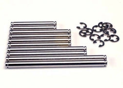 Traxxas TRA1939 Suspension pin set, hard chrome (w/ E-clips)