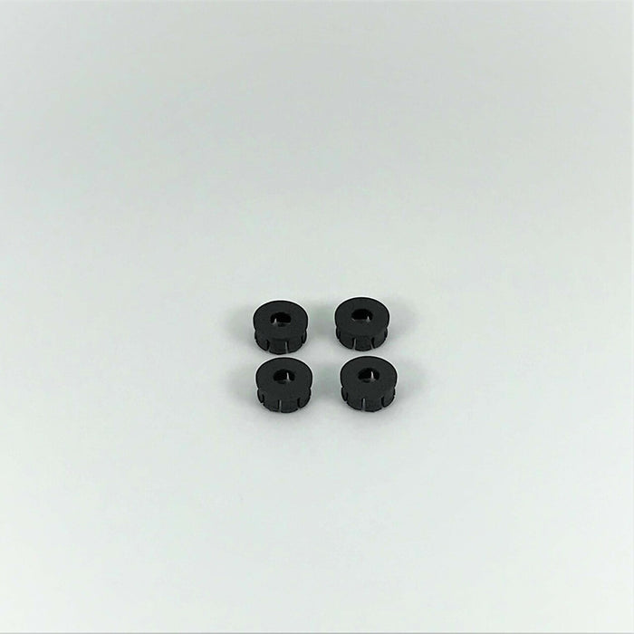 1RC 1RC5538Wheel Covers, Black, 3D Printed, 1/18 EDM (4)