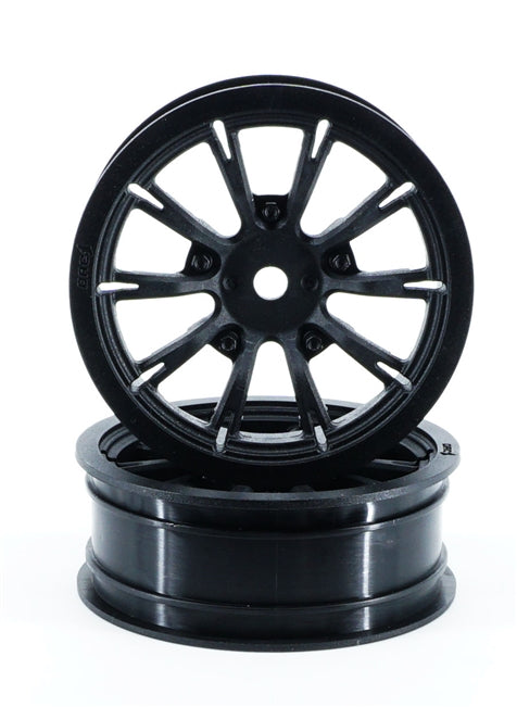 DragRace Concepts DRC215 AXIS 2.2" Drag Racing Front Wheels w/12mm Hex (Black) (2)