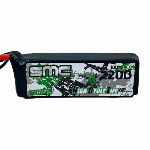 SMC SMC2280-3S1P HCL-HP 11.1V-2200mAh-80C Flight Pack