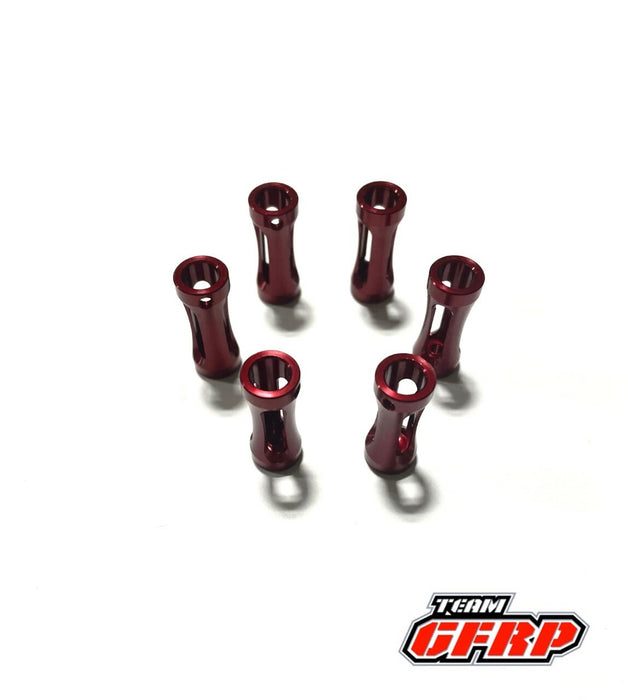Dirt Oval Body Post Kit (6) - Red