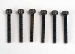Traxxas TRA2556 Header screws, 3x23mm cap hex screws (6)