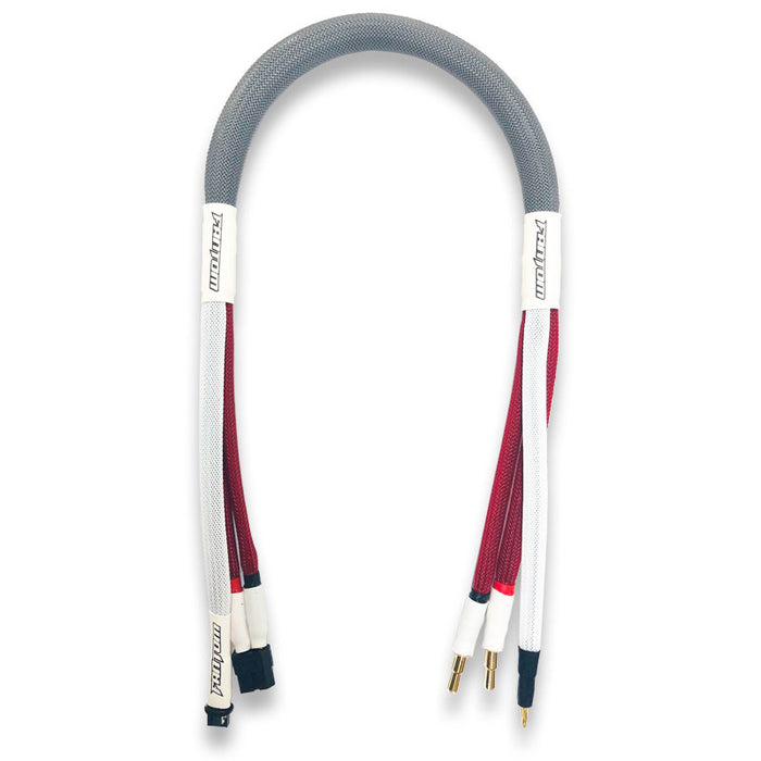 2-CELL, 24 inch (61 cm) Battery Charging Extension Harness – XT60 + 4mm/5mm combo Bullet w/ Balance Taps