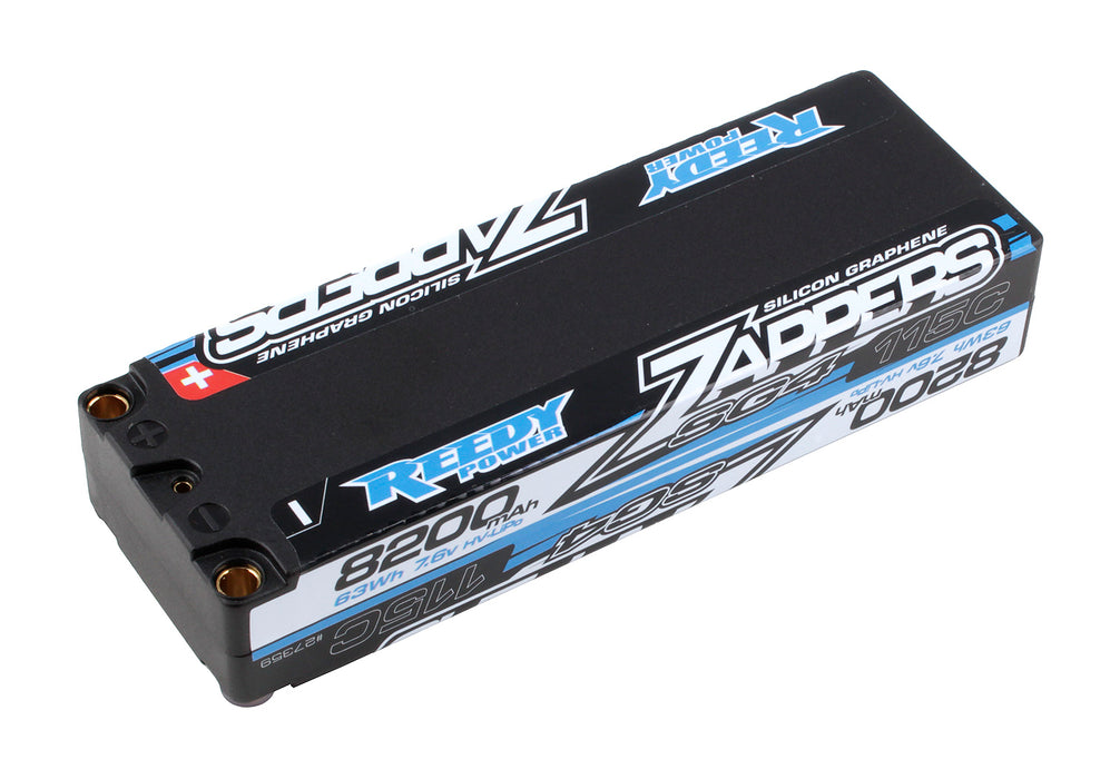 Reedy Zappers HV SG4 2S 115C LiPo Battery (7.6V/8200mAh) w/5mm Bullets