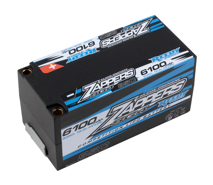 Team Associated  ASC27371 Reedy Zappers SG4 6100mAh 85C 15.2V Shorty Battery Pack