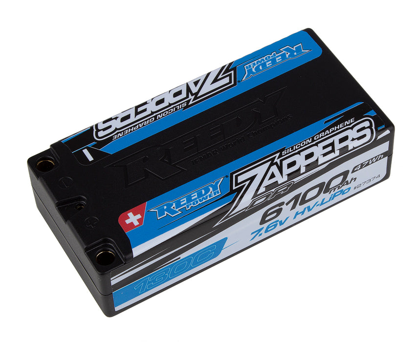 Team Associated ASC27374 Zappers DR 6100mAh 130C 7.6V Shorty Battery Pack