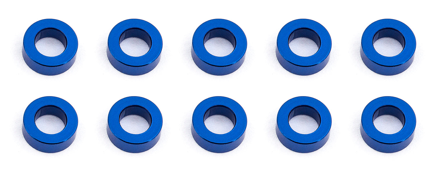 Team Associated  ASC31383 Ballstud Washers, 5.5 x 2.0mm, Blue Aluminum (10)