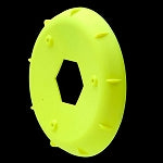 Stiffeners for Truggy Evo Wheel Yellow (4)