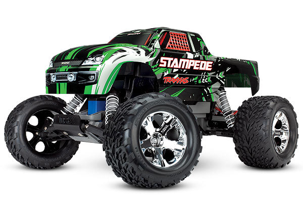 Traxxas TRA36054-1-GRN Stampede®: 1/10 Scale Monster Truck with TQ 2.4GHz
