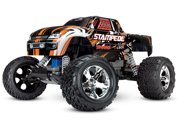 Traxxas TRA36054-1-ORNG Stampede®: 1/10 Scale Monster Truck with TQ 2.4GHz