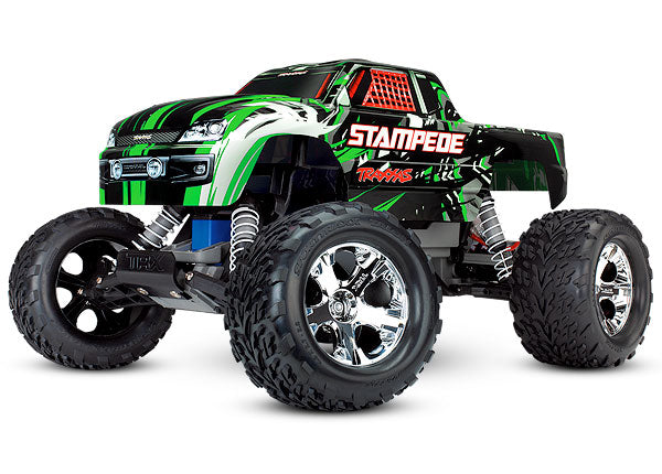 Traxxas TRA36054-4-GRN Stampede®: 1/10 Scale Monster Truck with TQ 2.4GHz