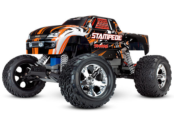 Traxxas TRA36054-4-ORNG Stampede®: 1/10 Scale Monster Truck with TQ 2.4GHz