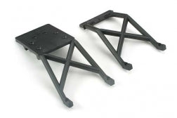 Traxxas TRA3623 Skid plates, front & rear (black)