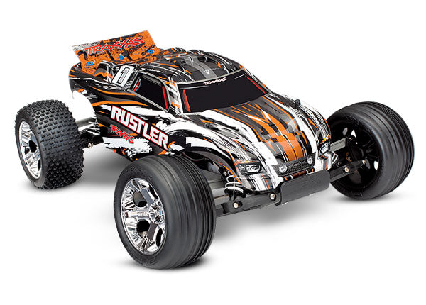 Traxxas TRA37054-1-ORNG Rustler®: 1/10 Scale Stadium Truck with TQ 2.4 GHz