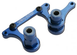 Traxxas TRA3743A Steering bellcranks, drag link (blue-anodized 6061
