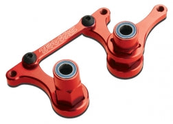 Traxxas TRA3743X Steering bellcranks, drag link (red-anodized 6061-