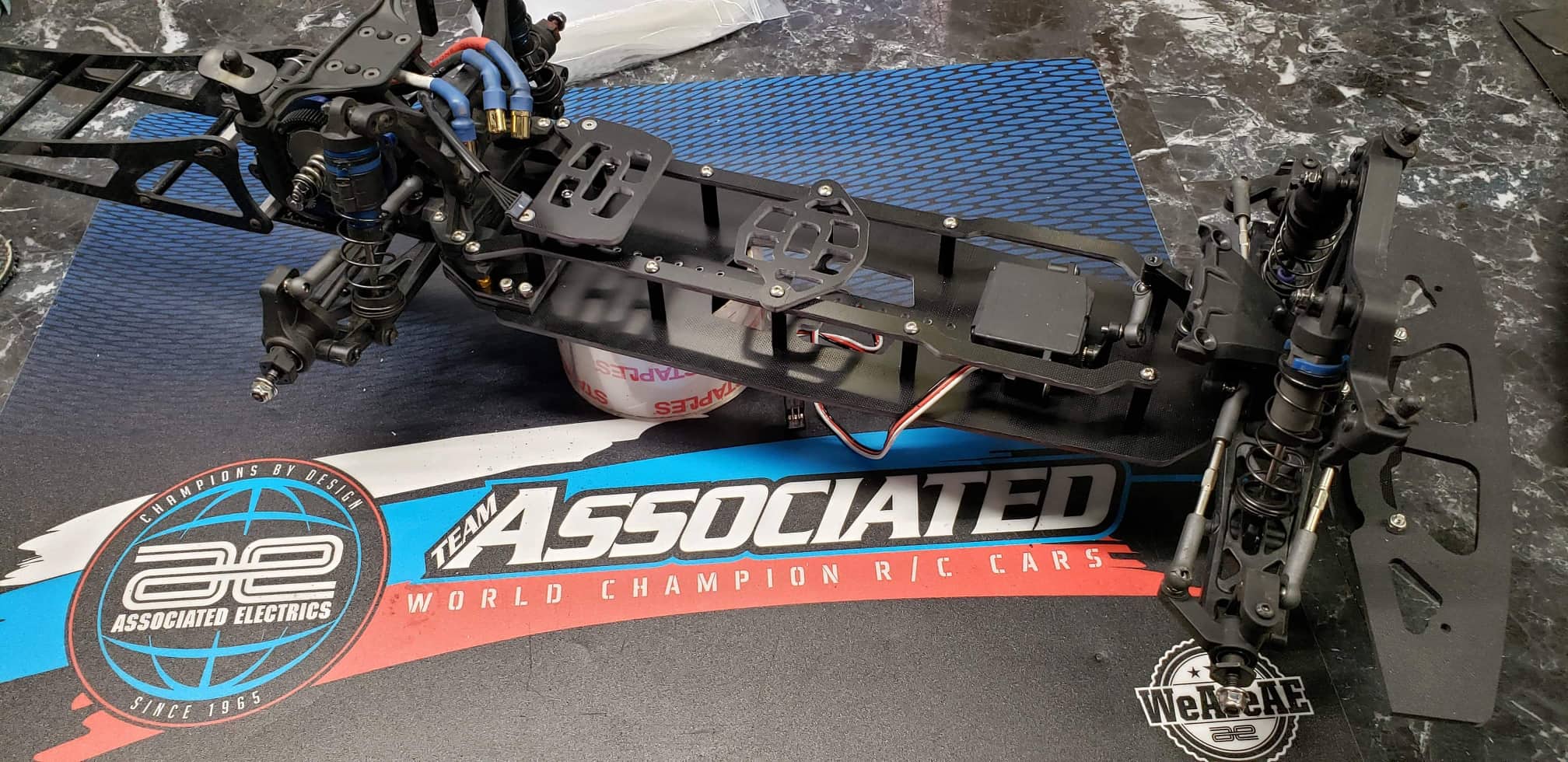 Team Associated DR10 CHASSIS KIT Drag Carbon Fiber Conversion Renegade — World of R/C Parts