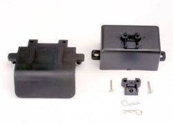 Traxxas TRA4132 Bumper (rear)/ battery box/ body clips (2), EZ-Sta