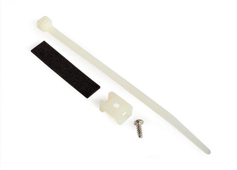 Traxxas TRA4577 Attachment bracket, plug/ foam tape/tie wrap/ 3x10