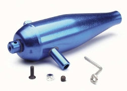 Traxxas TRA4942 Tuned pipe, high performance (aluminum) (blue-anod