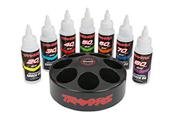 Traxxas TRA5038X Shock oil set - includes: 20, 30, 40, 50, 60, 70, & 80 Wt Silicone