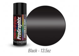 TRAXXAS TRA5055X Body paint, ProGraphix®, black 13.5oz Spray Aerosol Can