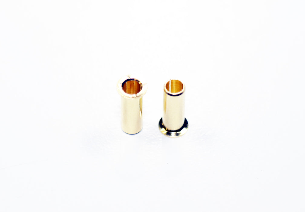 High Current Ultra Low Profile 5mm to 4mm Gold Plated Bullet Reducers (2)