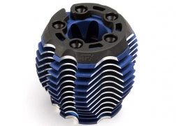 Traxxas TRA5238R Cooling head, PowerTune (machined aluminum, blue-a
