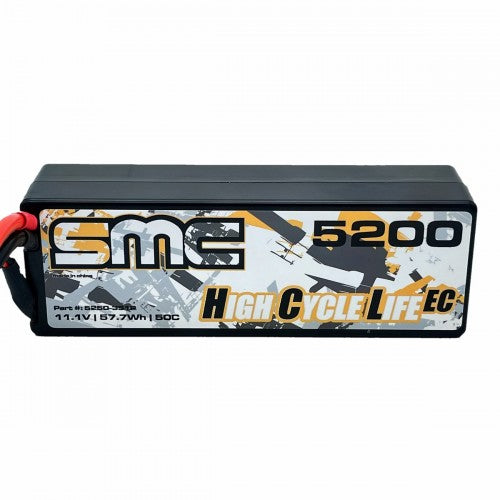SMC SMC5250-3S1P HCL-EC 11.1V 5200mAh 50C wired hardcase