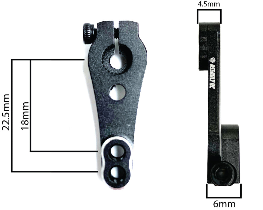 32.5mm Clamping Servo Horn (25T) (Black) (TRX-4)