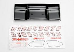 Traxxas TRA5446 Wing, Revo® (black)/ decal sheet