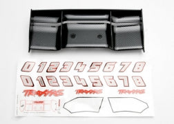 Traxxas TRA5446G Wing, Revo® (Exo-Carbon finish)/ decal sheet