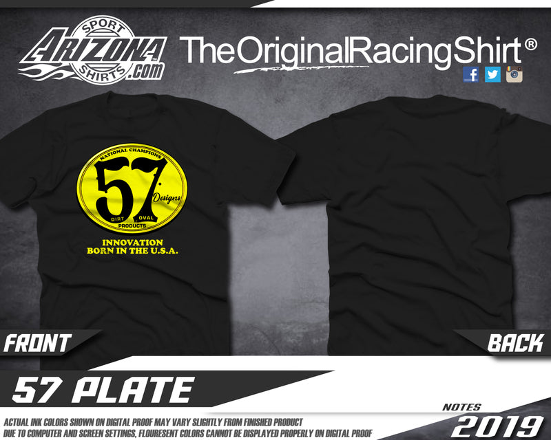 Black 57 Plate T-Shirt