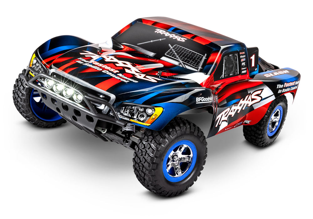 Slash 1/10 scale waterproof 2WD short course truck. Fully assembled and Ready-To-Race®