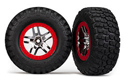 Traxxas TRA5877R Tires & wheels, assembled, glued (S1 ultra-soft, o