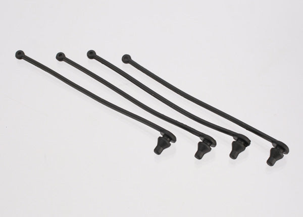Traxxas TRA5750 Body clip retainer, black (4)