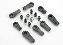 Traxxas TRA6076 Plastic rod ends (8) (1/6 and 1/5 scale)/ hollow b