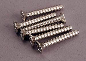 Traxxas TRA2650 Screws, 3x20mm countersunk self-tapping (6)