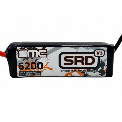 SMC SMC62250-3S1P SRD-V3 11.1V-6200mAh-250C Speedrun pack