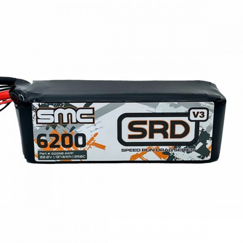 SMC SMC62250-6S1P SRD-V3 22.2V-6200mAh-250C Speedrun pack