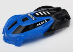 Traxxas TRA6612 Canopy, Alias®, blue/ 1.6x5mm BCS (self-tapping) (