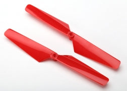 Traxxas TRA6628 Rotor blade set, red (2)/ 1.6x5mm BCS (2)