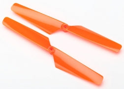 Traxxas TRA6630 Rotor blade set, orange (2)/ 1.6x5mm BCS (2)